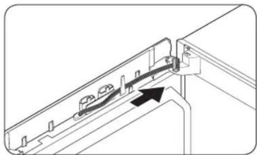 SAMSUNG RZ32C7CB6B1 - ÉTAPE 5 Remettre en place la porte du congélateur - 5