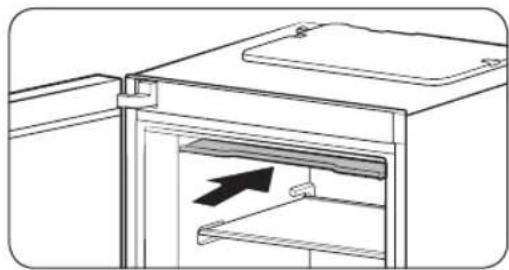 SAMSUNG RZ32C7CB6B1 - Het deksel van de bovenste plank openen (alleen bepaalde modellen) - 2