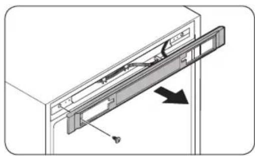 SAMSUNG RZ32C7CB6B1 - ÉTAPE 5 Remettre en place la porte du congélateur - 1