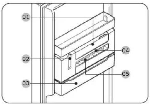 SAMSUNG RZ32C7CB6B1 - IJsblokjesmaker (alleen bepaalde modellen) - 1