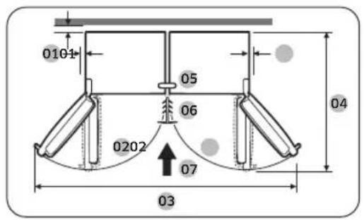 SAMSUNG RR39C76C341 - Naast elkaar plaatsen - 2