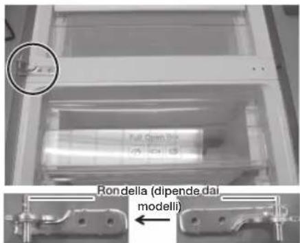 SAMSUNG RB30J3220SS - Smontaggio della porta frigo - 19