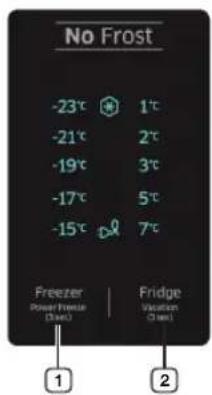 SAMSUNG RB30J3220SS - USING THE CONTROL PANEL - 3