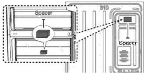 SAMSUNG RB30J3220SS - Selecting the best location for the refrigerator - 3