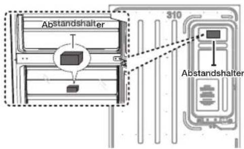 SAMSUNG RB30J3220SS - Auswahl des Aufstellorts für das Kühlgerät - 3
