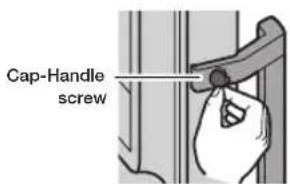 SAMSUNG RB30J3220SS - INSTALLING THE HANDLES (APPLICABLE MODELS ONLY) - 3
