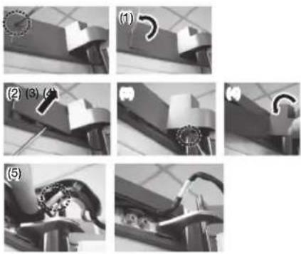 SAMSUNG RB30J3220SS - Entfernen der Tür des Kühlabteils - 5