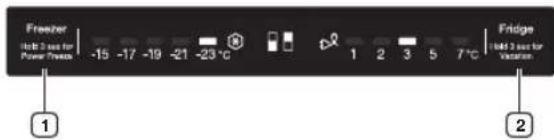 SAMSUNG RB30J3220SS - USING THE CONTROL PANEL - 2