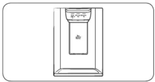 SAMSUNG RF26CG7400S - Water/Ice dispenser - 1