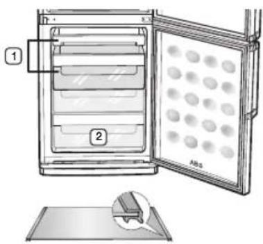SAMSUNG RL48RECPN - Middle/lower freezer drawer - 2