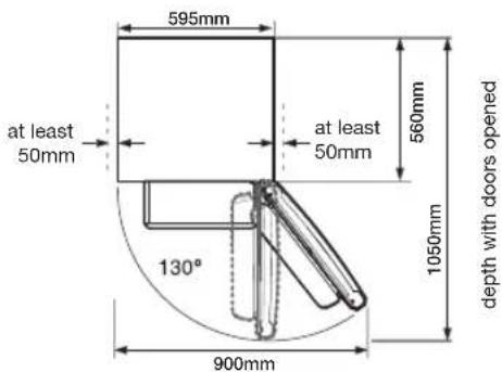 SAMSUNG RL48RECPN - Selecting the best location for the refrigerator - 2