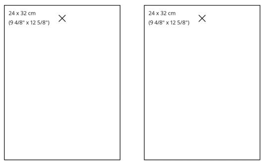 24 x 32 cm (9 4/8" x 12 5/8") × 24 x 32 cm (9 4/8" x 12 5/8") ×