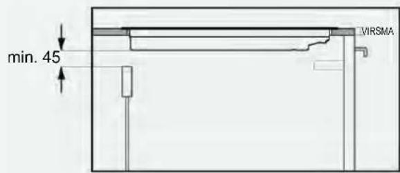 HAIER HAIF64IRB1S - Platums 60 - 65 - 80 uz pamatnes ar plauktiem - 2