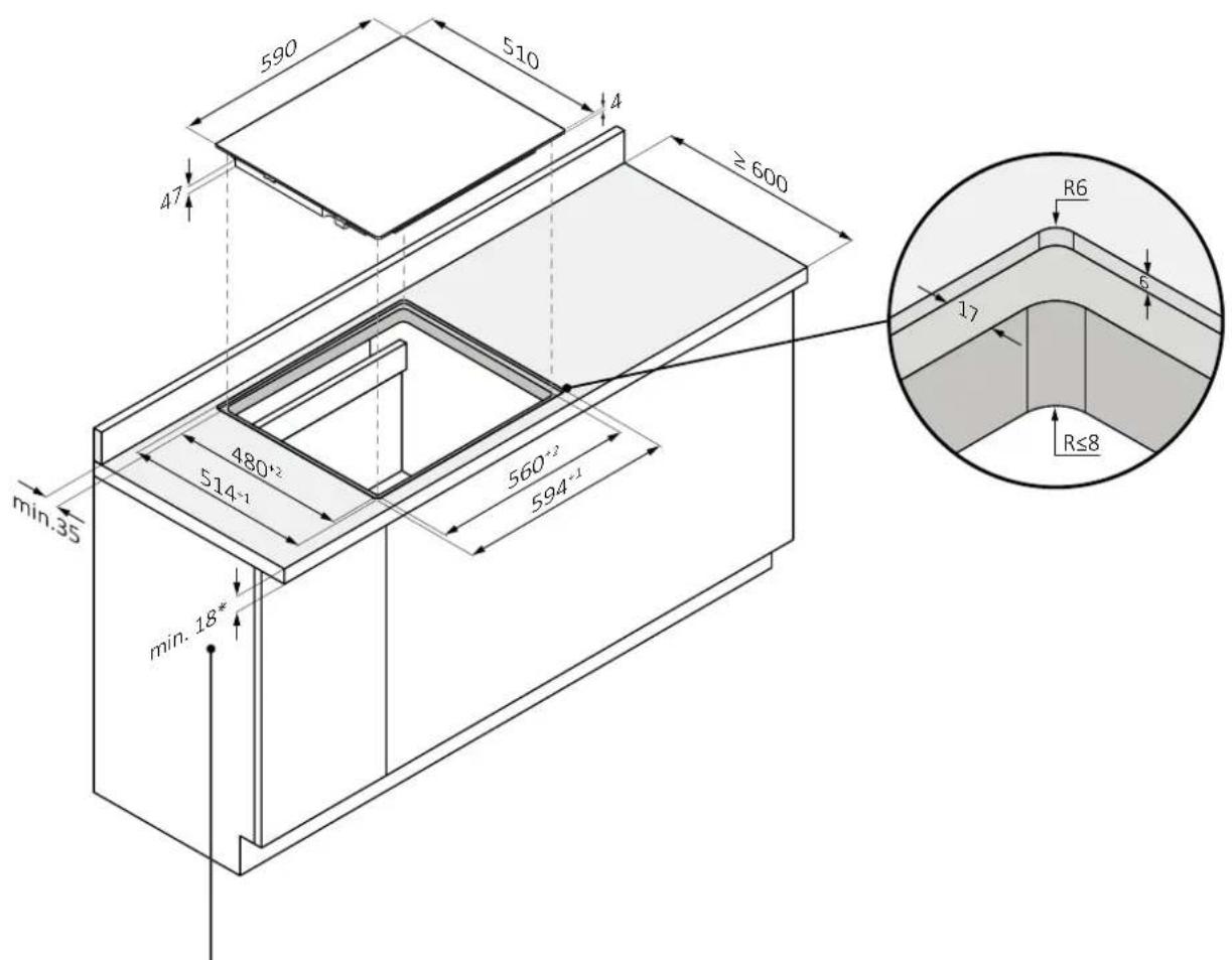 HAIER HAIF64IRB1S - Hob width 60 - 1