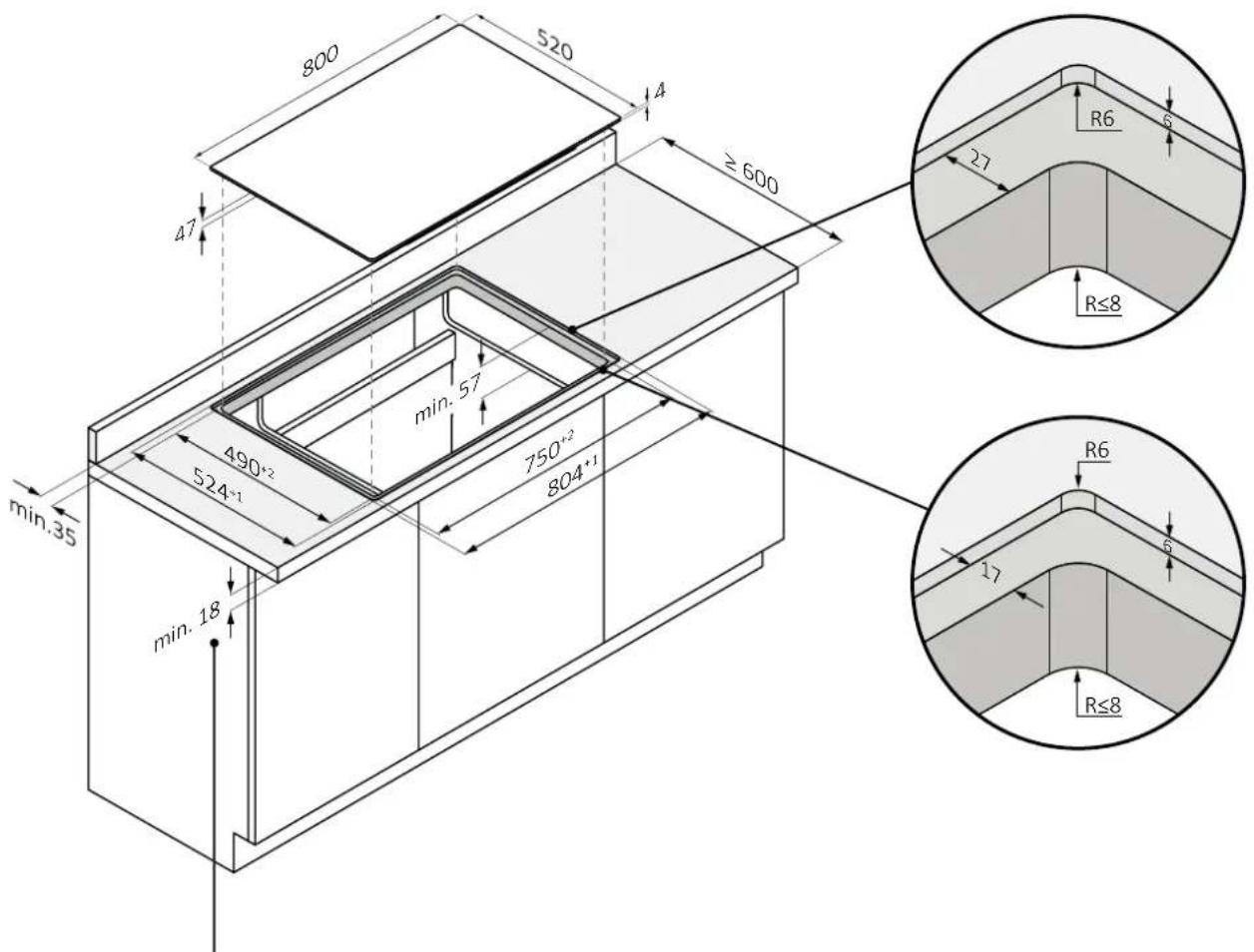 HAIER HAMT66IRCS - Hob width 80 - 1