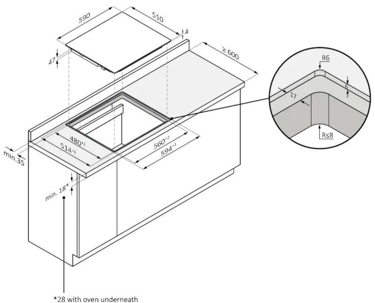 HAIER HAMT66IRCS - Hob width 60 - 1
