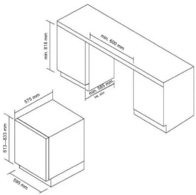 CANDY HWCB 60/N - Förvaringsdiagram - 4