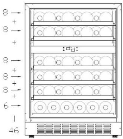 CANDY HWCB 60/N - Storage diagram - 1