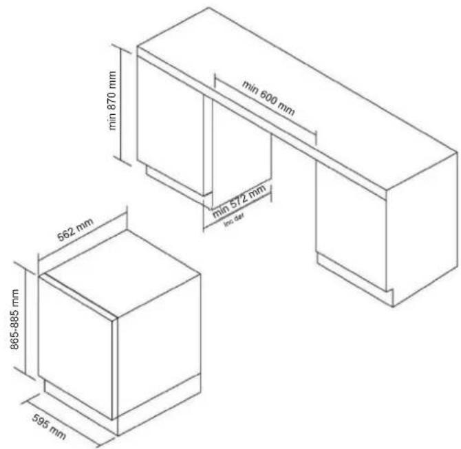 CANDY HWCB 60/N - Opbevaringsdiagram - 6