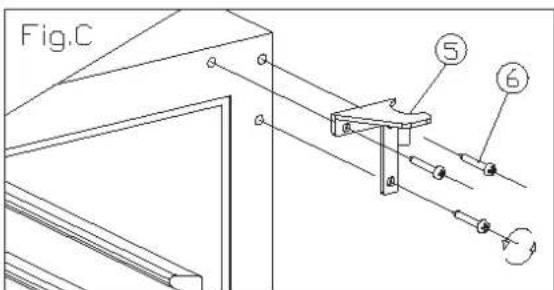 CANDY HWCB 60/N - Type A (for full glass/stainless steel door) - 3