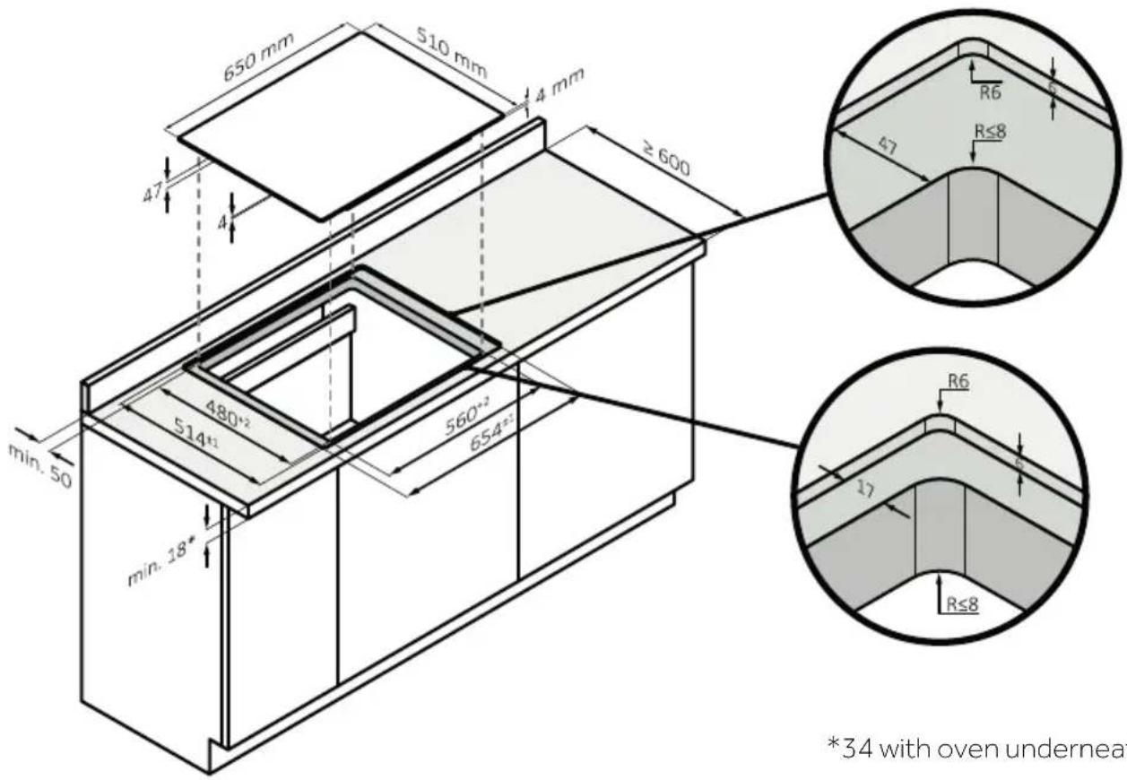 HAIER HAIFB54CIRS - HOB 65 cm - 9