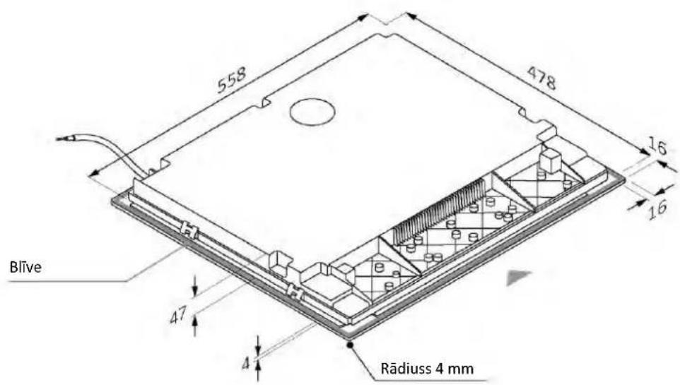 HAIER HAIF64DCS - Platums 60 - 2