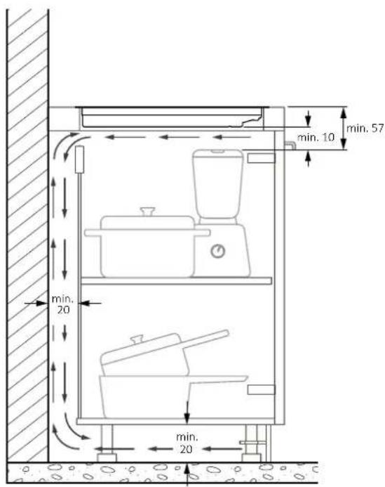 HAIER HAIF64DCS - Width 60 - 65 - 80 on base with shelves - 1