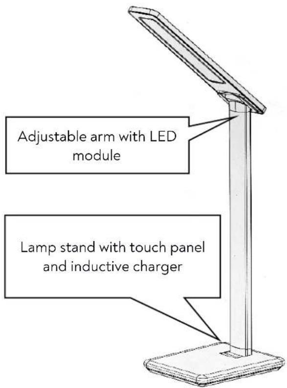 Huslog OW-390202 - General appearance of the lamp - 1