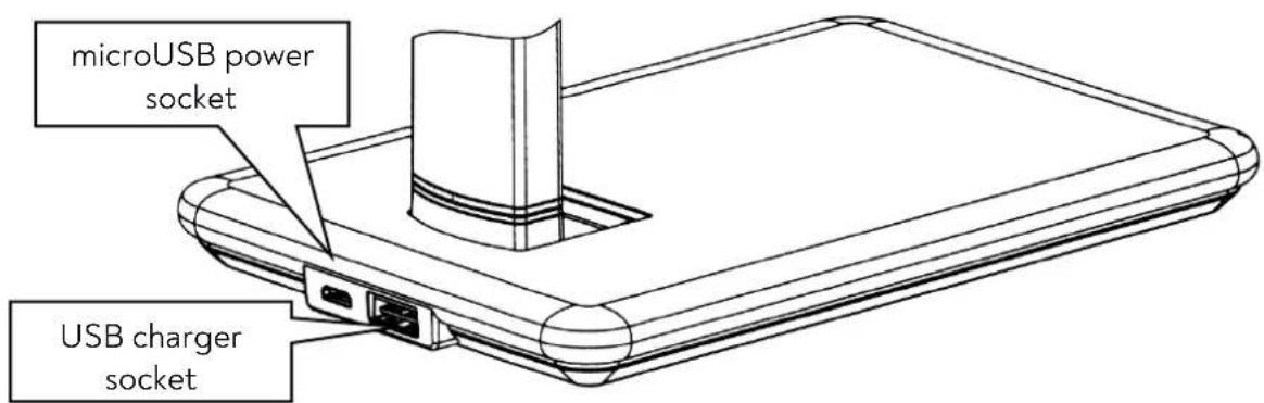 Huslog OW-390202 - Power panel (back of lamp stand) - 1