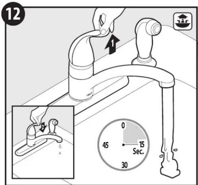 Moen Camerist 67840 - Guide-tuyau installé sur évier - 7