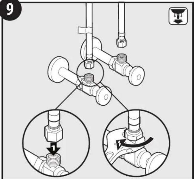 Moen Chateau 7437 - Guide-tuyau installé sur évier - 4