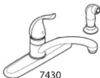 Moen Chateau 7423 - Installation Guide Guía de Instalación Guide d'installation - 4