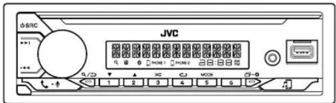JVC KD-XD28BT - No. Pièce - 1