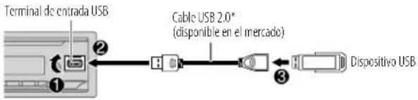 JVC KD-XD28BT - USB/iPod - 1