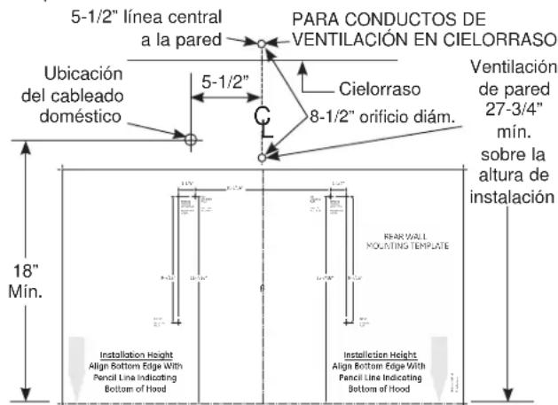 Monogram ZVW8301SWSS - UBICACIÓN DE LOS CONDUCTOS Y CABLEADO - 1