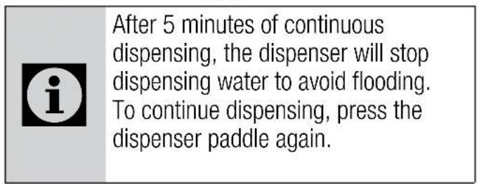 BEKO GN1416240XBRN - Use of internal water dispenser and water dispenser at the door (in some models) - 1
