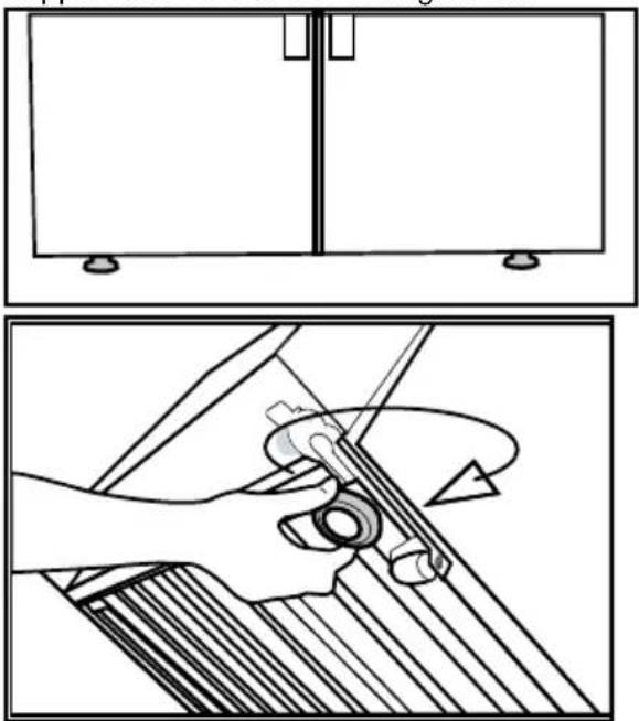 BEKO GN1416240XBRN - 3.3.\* Réglage des pieds - 1