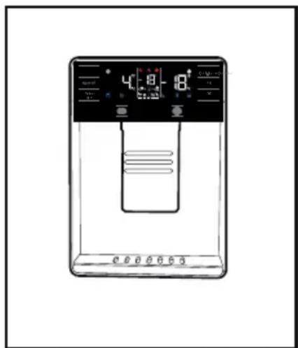 BEKO GN1416240XBRN - Uso del distributore d'acqua interno e del distributore d'acqua sulla porta - 1