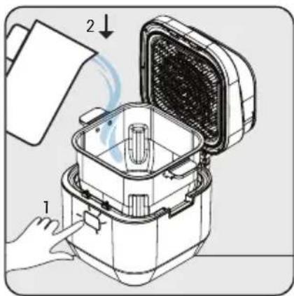 BEKO FRL 5474 B - Povrce - Režim kuvanja sa niskim sadržajem masti + para - 1