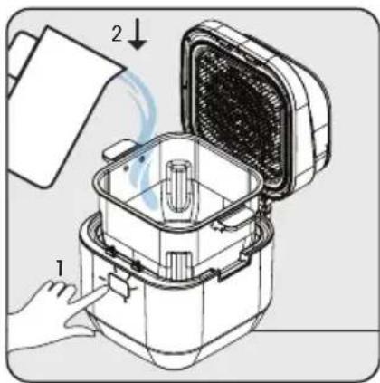 BEKO FRL 5474 B - Legume - Mod de gâtire cu continut scăzut de grăsimi + abur - 1