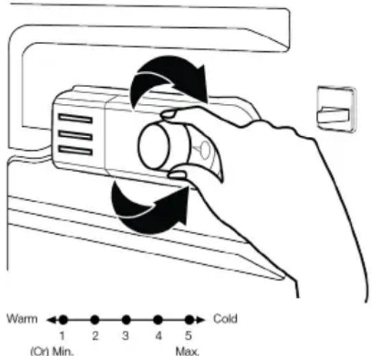 BEKO TSE1285NG - Einstellung der Betriebstemperatur - 1