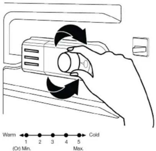 BEKO TSE1285NG - Setting the Operating Temperature - 1