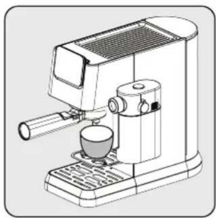 BEKO CaffeExperto CEP 5303 B - Réglage de la hauteur en fonction de la taille de la tasse - 1