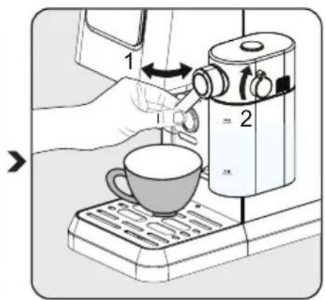 BEKO CaffeExperto CEP 5303 B - Kuhanje Cappuccina in Caffe Latte - 2