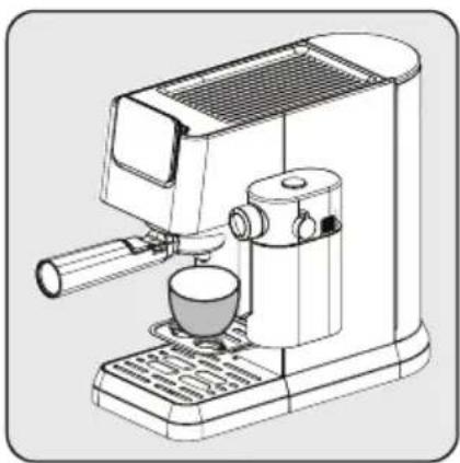 BEKO CaffeExperto CEP 5303 B - Einstellen der Höhe für verschiedene Tassengrößen - 1