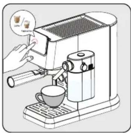 BEKO CaffeExperto CEP 5303 B - varenie cappuccina a latte - 4