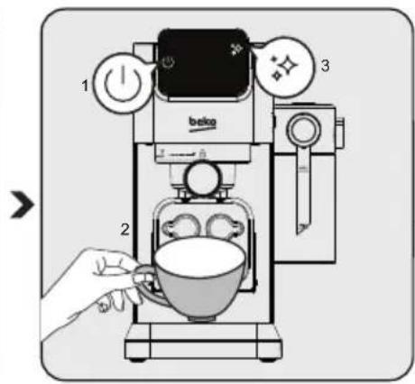 BEKO CaffeExperto CEP 5303 B - Dimenzije proizvoda: - 1