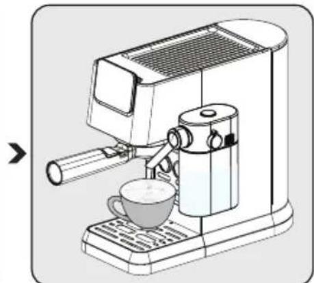 BEKO CaffeExperto CEP 5303 B - Cappuccino ve Latte hazırlanması - 6