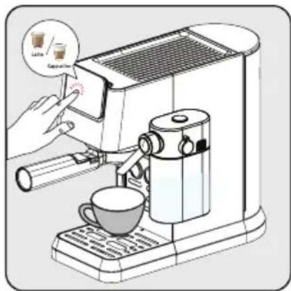BEKO CaffeExperto CEP 5303 B - Vaření cappuccina a latte - 5
