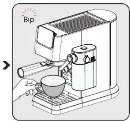 BEKO CaffeExperto CEP 5303 B - varenie cappuccina a latte - 6